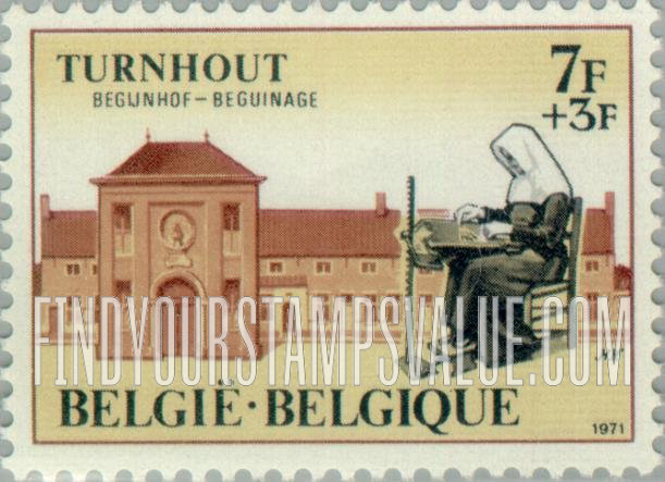 FindYourStampsValue: Semi-Postal: Turnhout Beguinage and Beguine