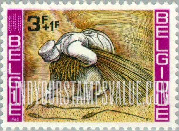 FindYourStampsValue: Semi-Postal: The Harvest, by Brueghel