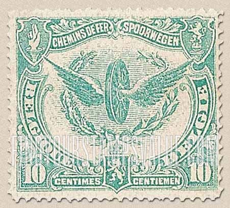 FindYourStampsValue: Parcel Post and Railway: Winged Wheel