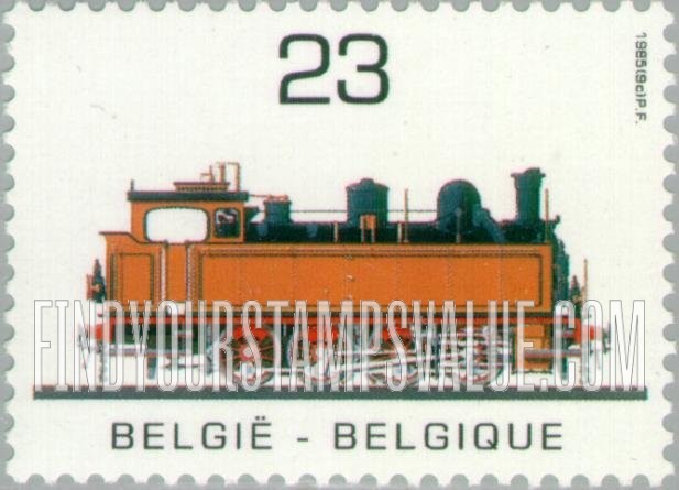 FindYourStampsValue: Public Transportation Year: Type 23 tank engine, 1904