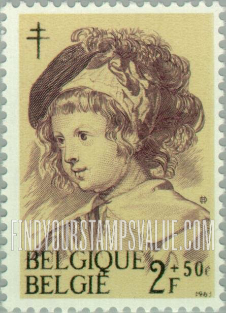 FindYourStampsValue: Semi-Postal, Portraits (Rubens’ sons): Franz