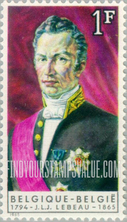 FindYourStampsValue: Joseph Lebeau(1794-1865), Foreign Minister