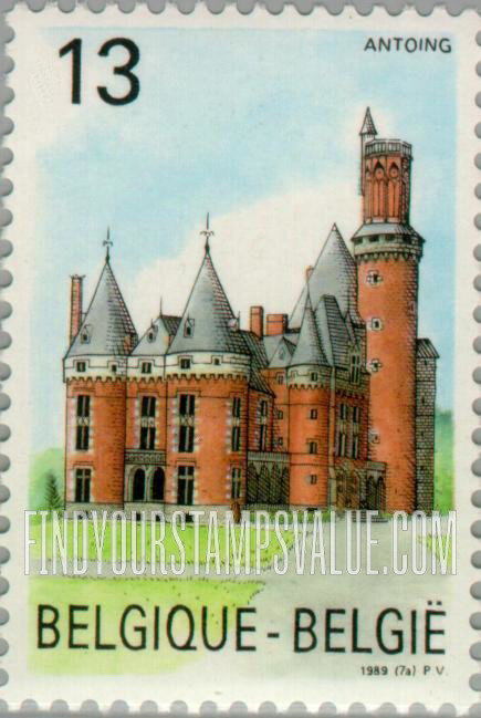 FindYourStampsValue: Tourism: Antoing Castle, Antoing