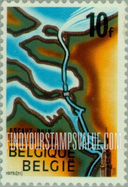 FindYourStampsValue: Map of Schelde-Rhine Canal