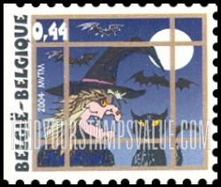 FindYourStampsValue: Halloween: Witch, bats and black cat
