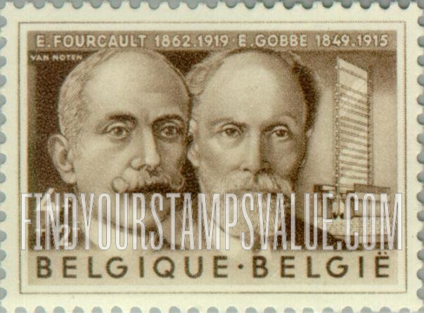 FindYourStampsValue: Semi-Postal, Portraits: Emile Fourcault and Emile Gobbe