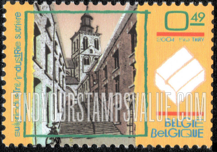 FindYourStampsValue: Sugar Industry: Street in Tienen