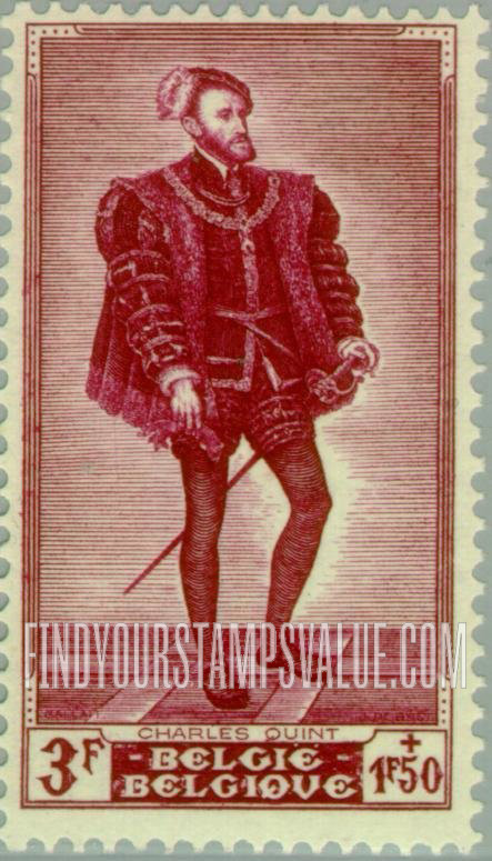 FindYourStampsValue: Semi-Postal, Portrait: Charles V