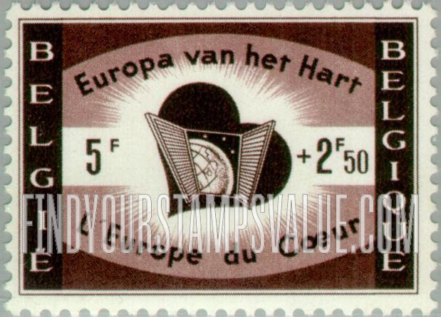 FindYourStampsValue: Semi-Postal: “Europe of the Heart”