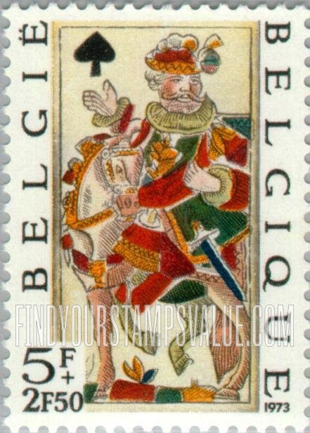 FindYourStampsValue: Semi-Postal, Old Playing Cards: King of Spades