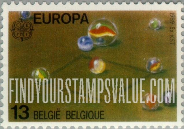 FindYourStampsValue: Europa 1989, Children’s toys: Marbles