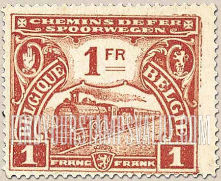 FindYourStampsValue: Parcel Post and Railway: Locomotive