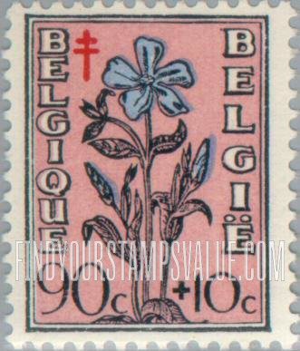 FindYourStampsValue: Semi-Postal: Wood myrtle