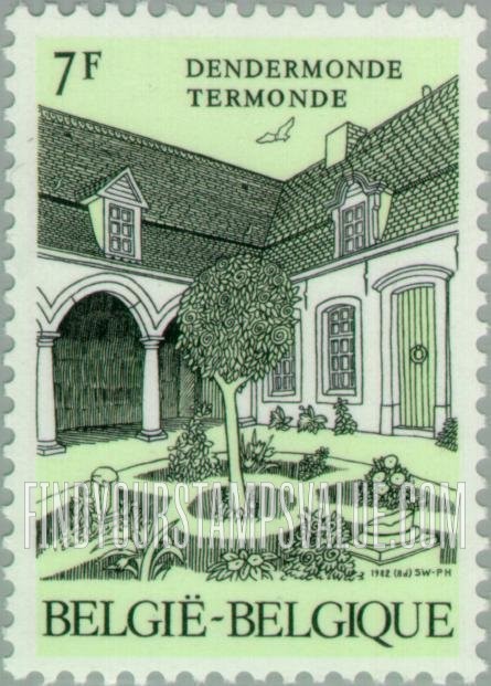 FindYourStampsValue: Tourism: Zwijveke Abbey, Dendermonde