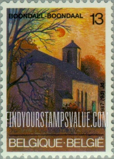 FindYourStampsValue: Tourism: Boondael Chapel, Brussels