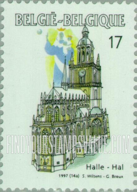 FindYourStampsValue: Churches: Basilica of St. Martin, Halle