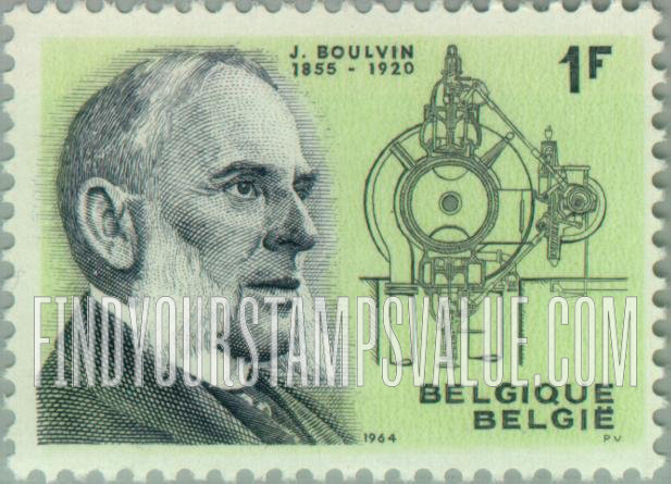 FindYourStampsValue: Jules Boulvin (1855-1920), Mechanical Engineer