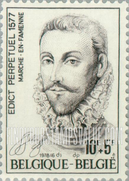 FindYourStampsValue: Semi-Postal: John of Austria and his signature