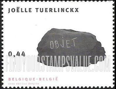 FindYourStampsValue: Contemporary Art: OBJET Noir, by Joelle Tuerlinckx
