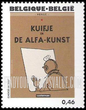 FindYourStampsValue: The Adventures of Tintin: Tintin book covers translated in Dutch (Kuifje en de Alfa-Kunst)
