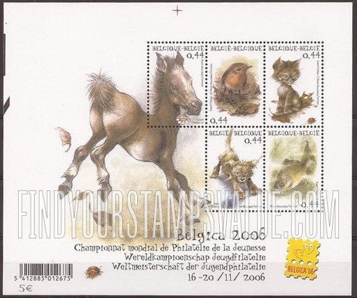 FindYourStampsValue: Belgica 2006 World Youth Philatelic Exhibition