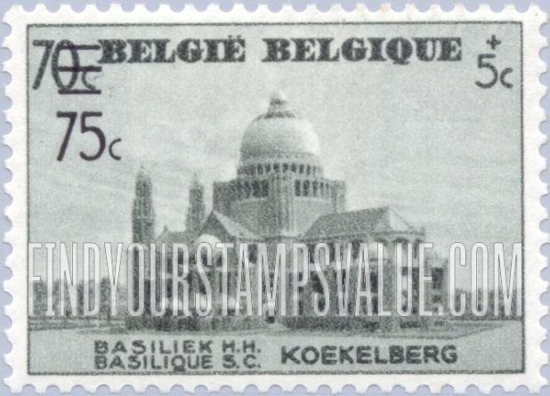 FindYourStampsValue: Semi-Postal: Basilica of Koekelberg