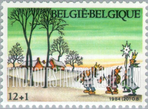 FindYourStampsValue: Semi-Postal: Christmas 1984, Three Kings