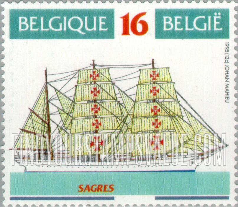 FindYourStampsValue: Sailing Ships: Sagres II
