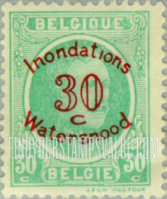 FindYourStampsValue: Semi-Postal: Victims of the Meuse flood