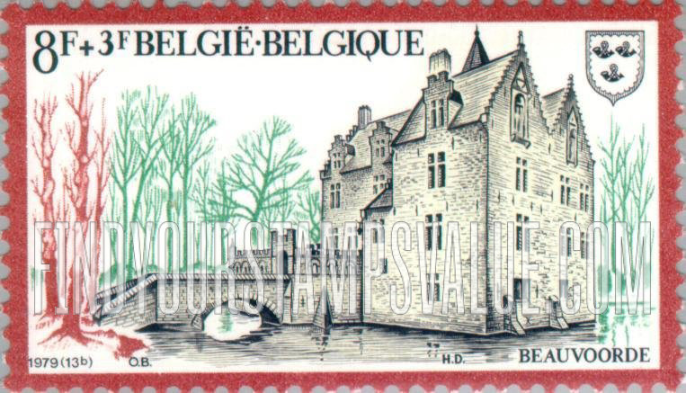 FindYourStampsValue: Semi-Postal: Beauvoorde Castle