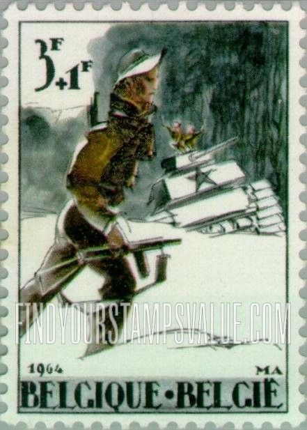 FindYourStampsValue: Semi-Postal: Battle of Bastogne