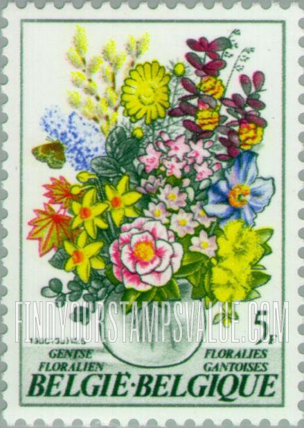 FindYourStampsValue: Ghent Flower Show, April 19-27: Spring flowers