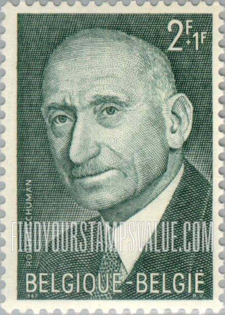 FindYourStampsValue: Semi-Postal: Robert Schuman