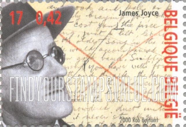 FindYourStampsValue: The 20th Century: James Joyce, novelist