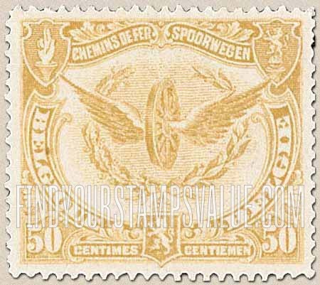 FindYourStampsValue: Parcel Post and Railway: Winged Wheel