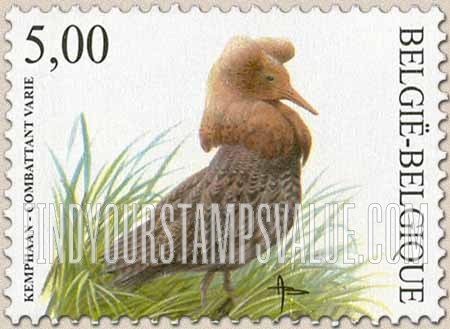 FindYourStampsValue: Bird: Combattant varie