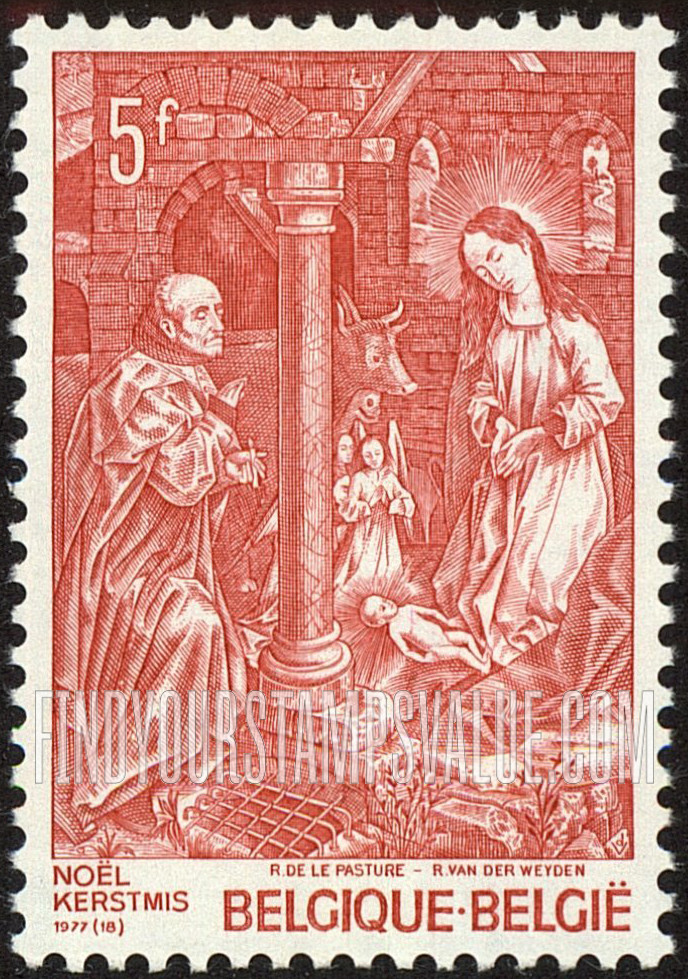 FindYourStampsValue: Nativity, by Rogier van der Weyden