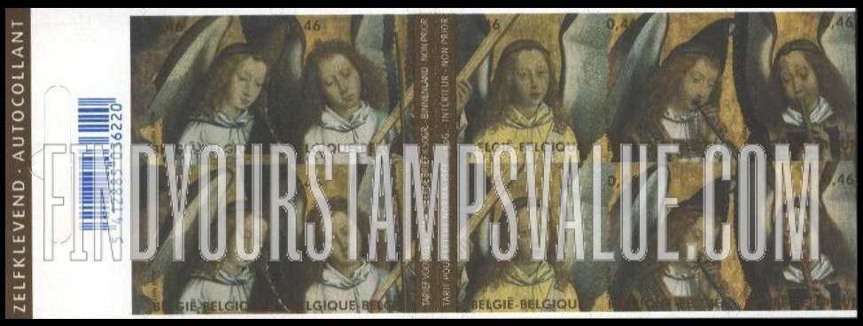 FindYourStampsValue: Angels painted by Hans Memling