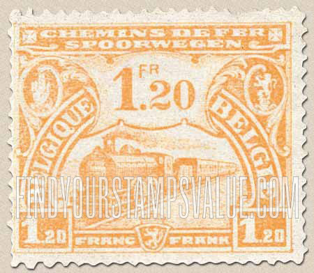 FindYourStampsValue: Parcel Post and Railway: Locomotive