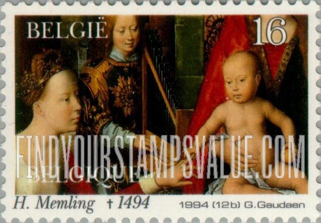 FindYourStampsValue: Detail of painting by Hans Memling (c.1430-94)