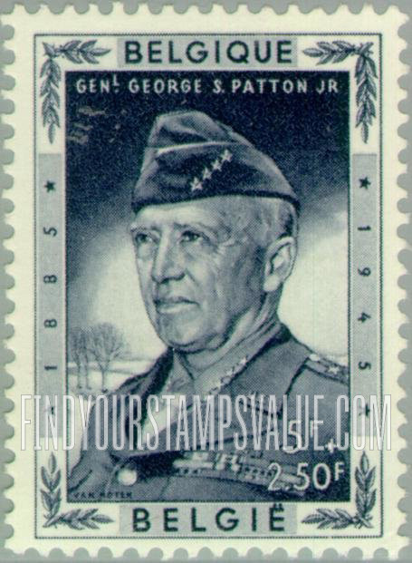 FindYourStampsValue: Semi-Postal: Gen. George S. Patton, Jr.