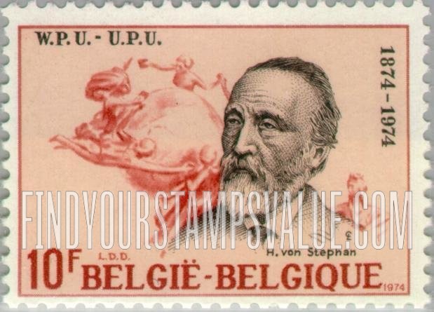 FindYourStampsValue: Heinrich von Stephan, UPU emblem