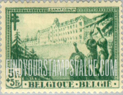 FindYourStampsValue: Semi-Postal: Sanatorium at Waterloo