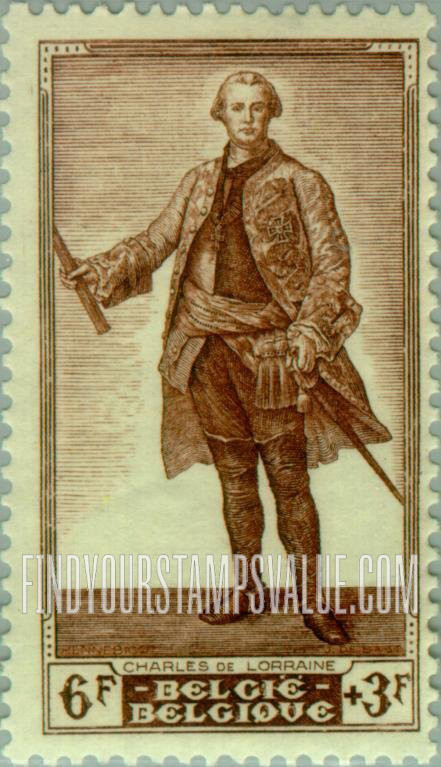 FindYourStampsValue: Semi-Postal, Portrait: Charles of Lorraine