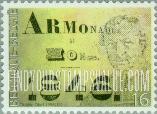 FindYourStampsValue: Almanac of Mons, by Fr. Charles Letellier, 150th Anniversary
