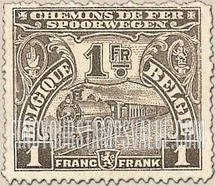 FindYourStampsValue: Parcel Post and Railway: Locomotive