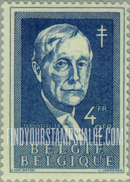 FindYourStampsValue: Semi-Postal, Portraits: John D. Rockefeller