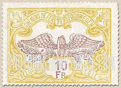 FindYourStampsValue: Parcel Post and Railway: Winged Wheel
