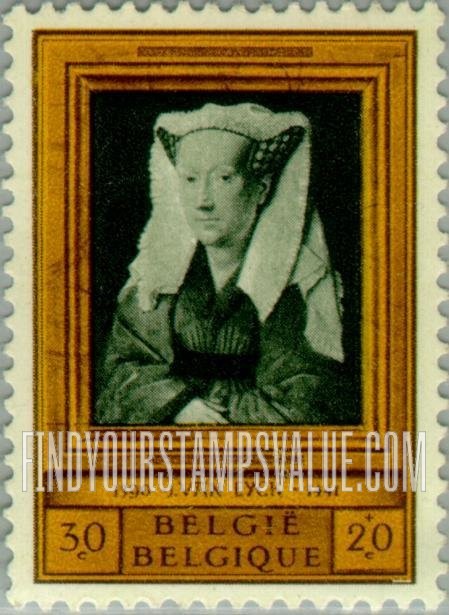 FindYourStampsValue: Semi-Postal: Marguerite van Eyck by Jan van Eyck