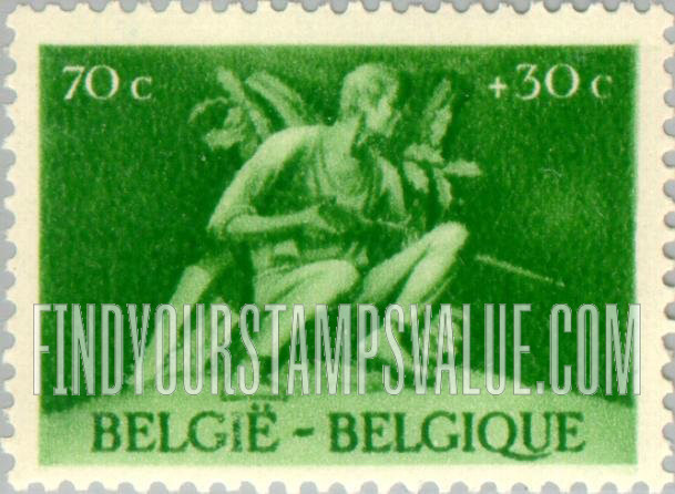 FindYourStampsValue: Semi-Postal: Member of Resistance Movement